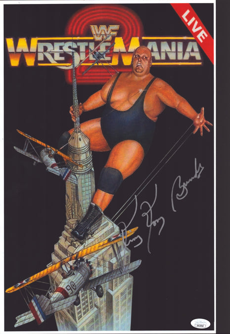 King Kong Bundy signed 11x17 Photo (w/ JSA)