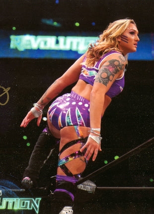 Kris Statlander firmó foto 8x10