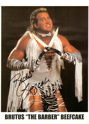 Brutus Beefcake signed 8x10 Photo