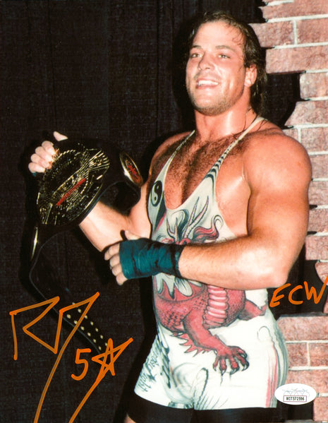 Rob Van Dam signed 8x10 Photo (w/ JSA)