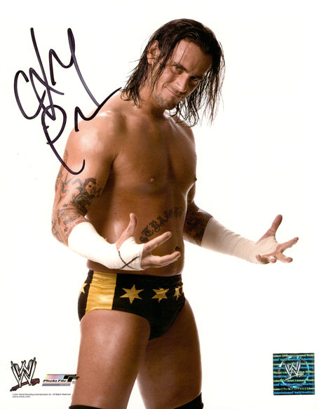 CM Punk signed 8x10 Photo