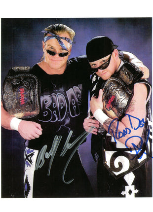 New Age Outlaws - Billy Gunn & Road Dogg dual signed 8x10 Photo