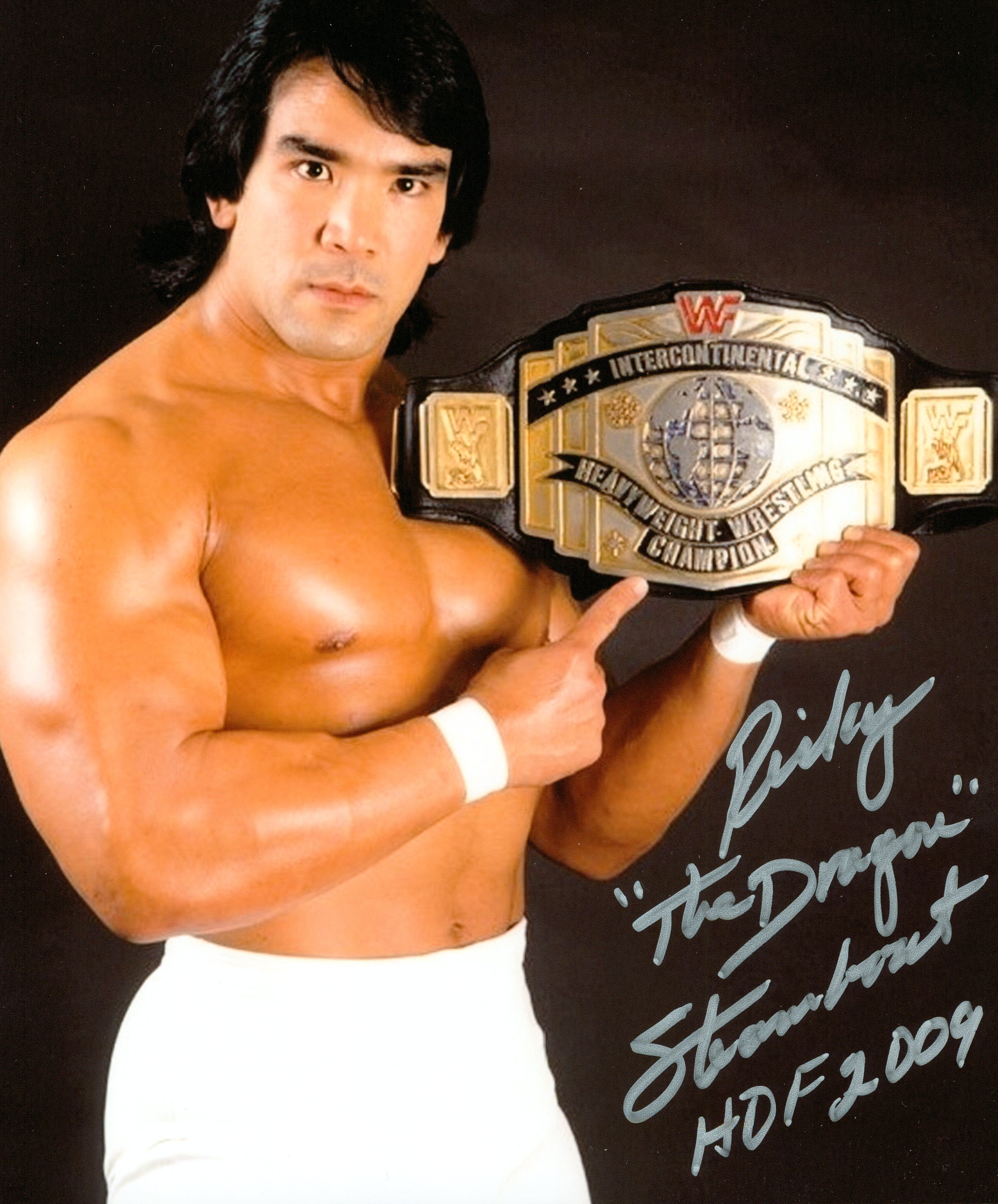 Ricky Steamboat signed 8x10 Photo – Signed By Superstars