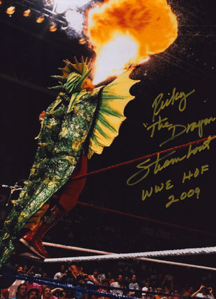 Ricky Steamboat signed Metallic 11x14 Photo