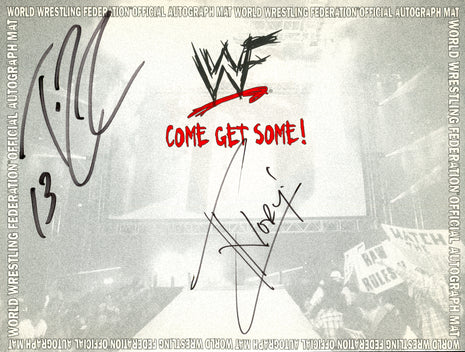 Ivory & Taz dual signed WWF Placemat