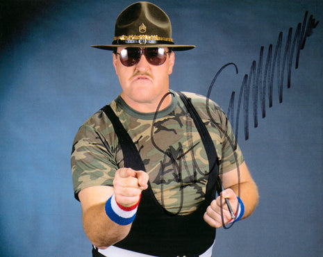Sgt Slaugter signed 8x10 Photo