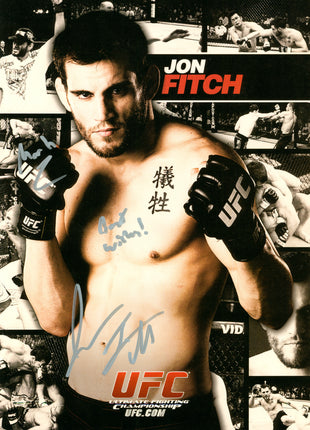 Jon Fitch signed 8x10 Photo