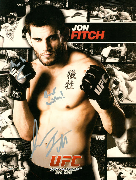 Jon Fitch signed 8x10 Photo