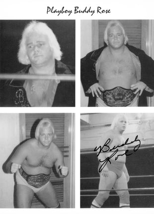Foto firmada de 8x10 por Buddy Rose de Playboy