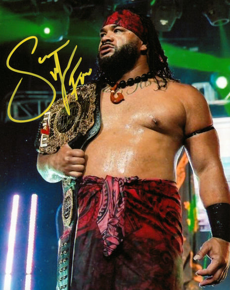 Jacob Fatu signed 8x10 Photo