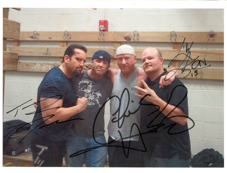 Tommy Dreamer, Chris Hamrick & CW Anderson triple signed 8x10 Photo