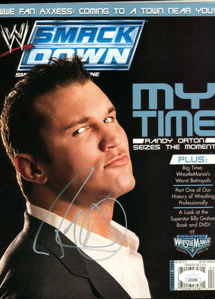 Randy Orton signed WWE Smackdown Magazine Cover (w/ JSA)
