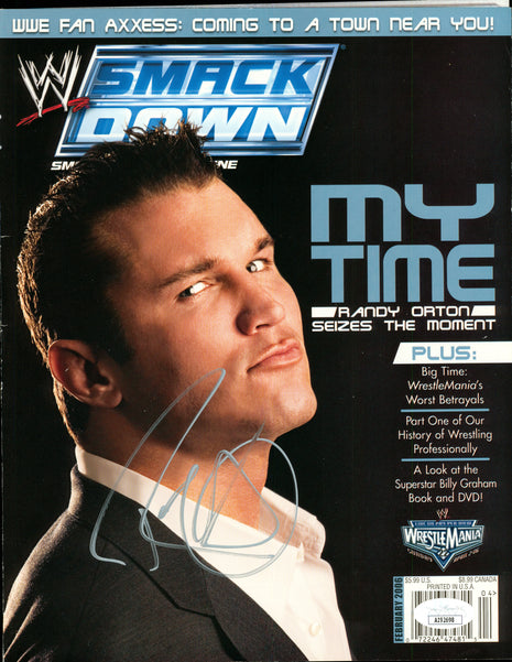 Randy Orton signed WWE Smackdown Magazine Cover (w/ JSA)