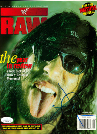 X-pac signed WWF Raw Magazine Cover (w/ JSA)