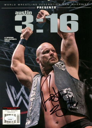 Stone Cold Steve Austin signed Austin 316 Magazine Cover (w/ JSA)