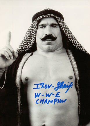 Iron Sheik signed 8x10 Photo