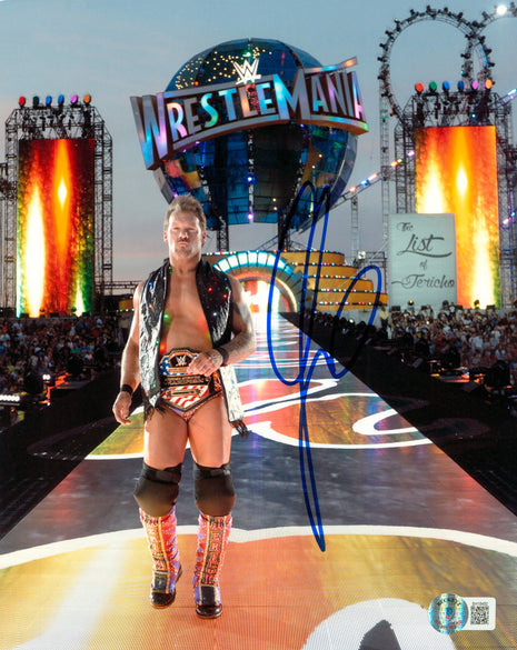 Chris Jericho signed 8x10 Photo (w/ Beckett)