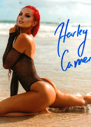 Fotografía firmada de Harley Cameron de 8x10 (con JSA)
