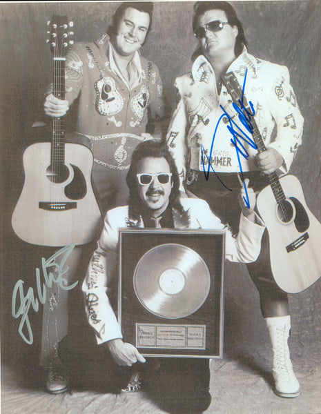 Greg Valentine & Jimmy Hart dual signed 8x10 Photo