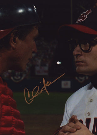 Charlie Sheen (Major League) signed 11x17 Photo (w/ JSA)