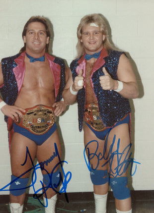 Bobby Fulton & Tommy Rogers dual signed 8x10 Photo