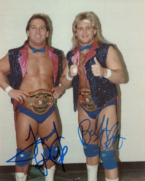 Bobby Fulton & Tommy Rogers dual signed 8x10 Photo