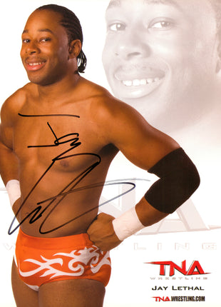 Jay Lethal signed 8x10 Photo