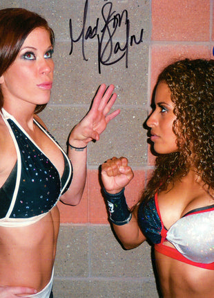 Madison Rayne & Rosita dual signed 8x10 Photo