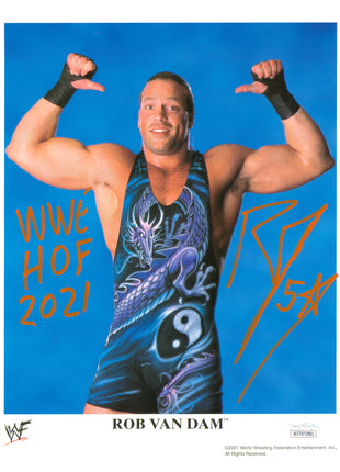 Rob Van Dam signed 8x10 Photo (w/ JSA)
