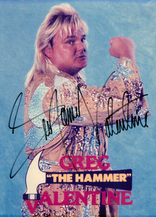 Greg Valentine signed 8x10 Photo