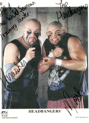 Headbangers dual signed 8x10 Photo