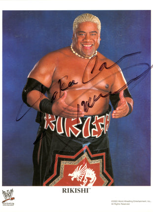 Rikishi signed 8x10 Photo