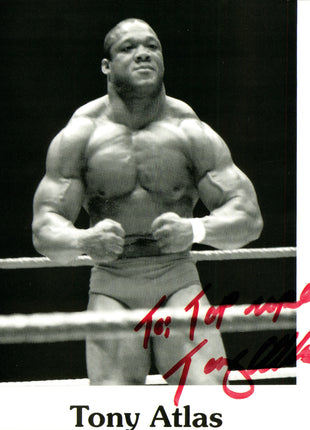 Tony Atlas signed 8x10 Photo