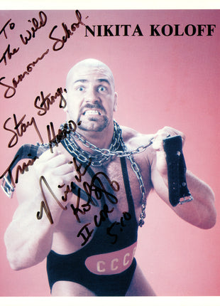 Nikita Koloff signed 8x10 Photo