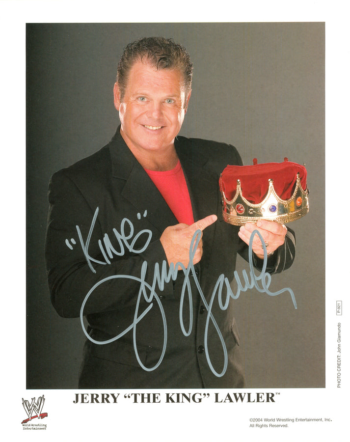 Jerry Lawler signed 8x10 Photo – Signed By Superstars