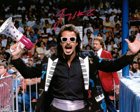 Fotografía firmada de 8x10 por Jimmy Hart