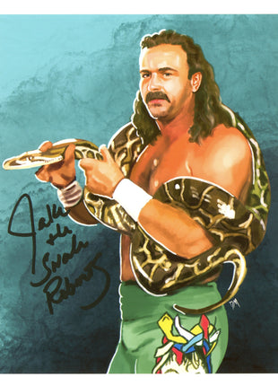 Jake Roberts signed 8x10 Photo