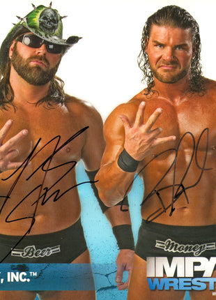 Beer Money - James Storm & Bobby Roode dual signed 8x10 Photo