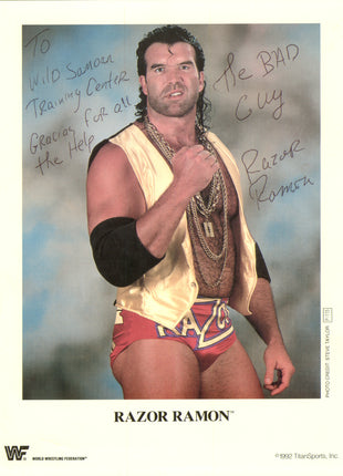 Razor Ramon signed 8x10 Photo