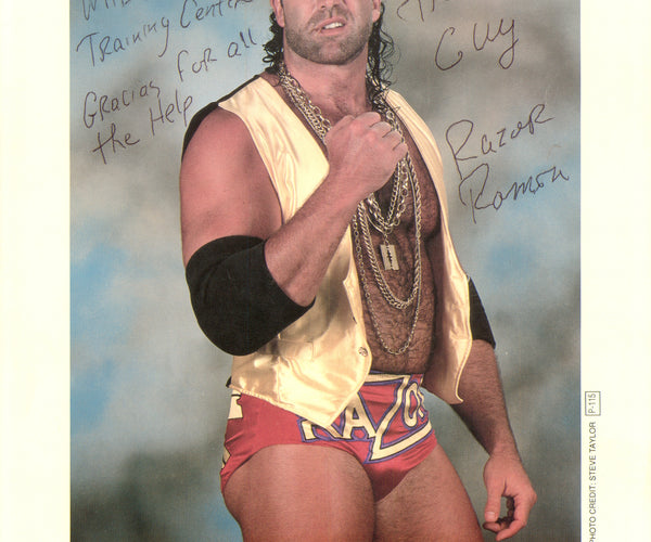 Razor Ramon signed 8x10 Photo – Signed By Superstars