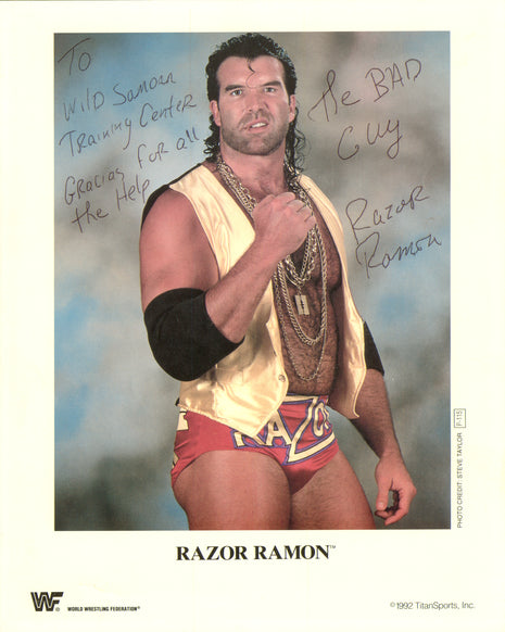 Razor Ramon signed 8x10 Photo