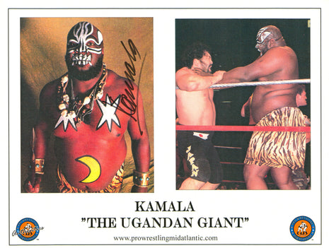 Kamala firmó una foto de 8x10