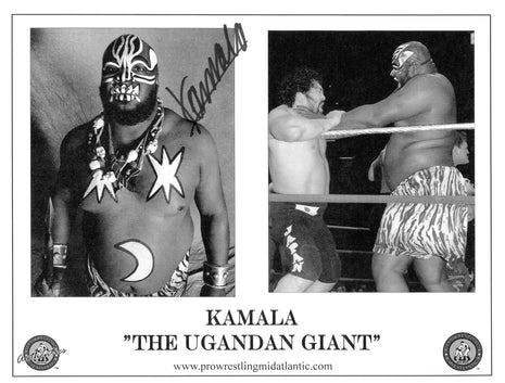 Kamala firmó una foto de 8x10