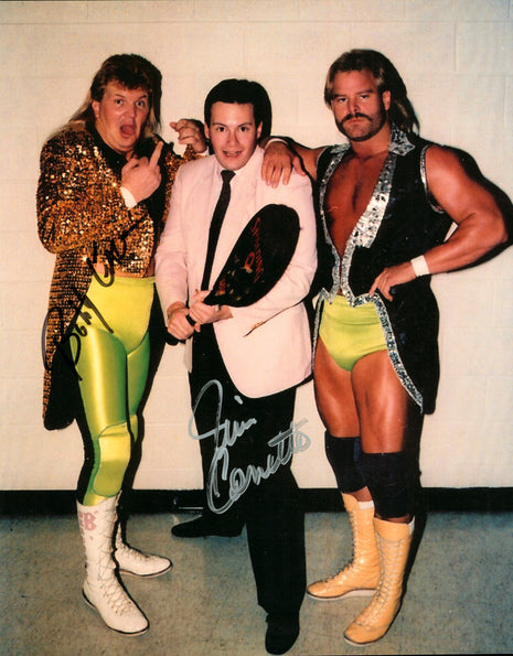 Jim Cornette & Bobby Eaton dual signed 8x10 Photo