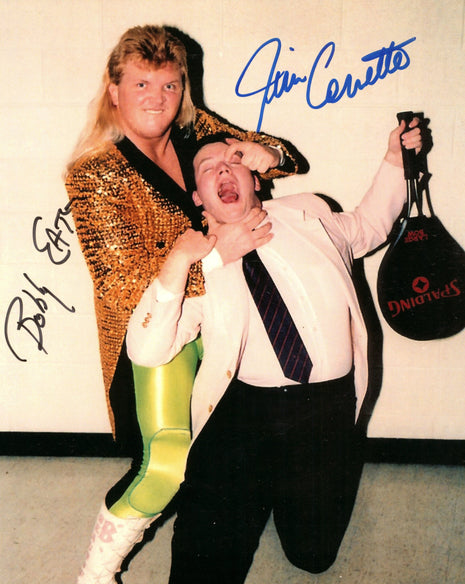 Jim Cornette & Bobby Eaton dual signed 8x10 Photo