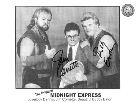 Jim Cornette & Bobby Eaton dual signed 8x10 Photo