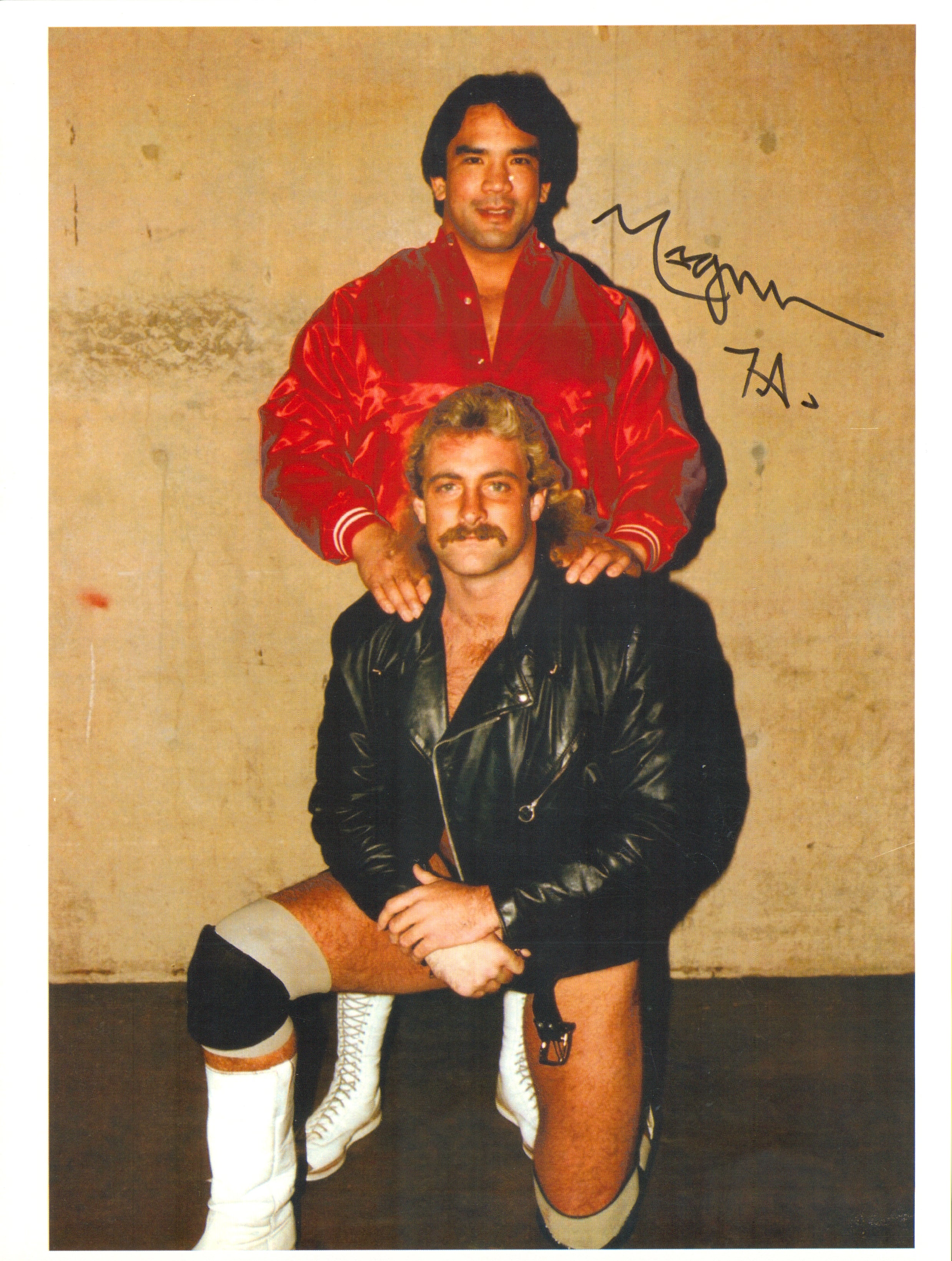Magnum TA signed 8x10 Photo Signed By Superstars