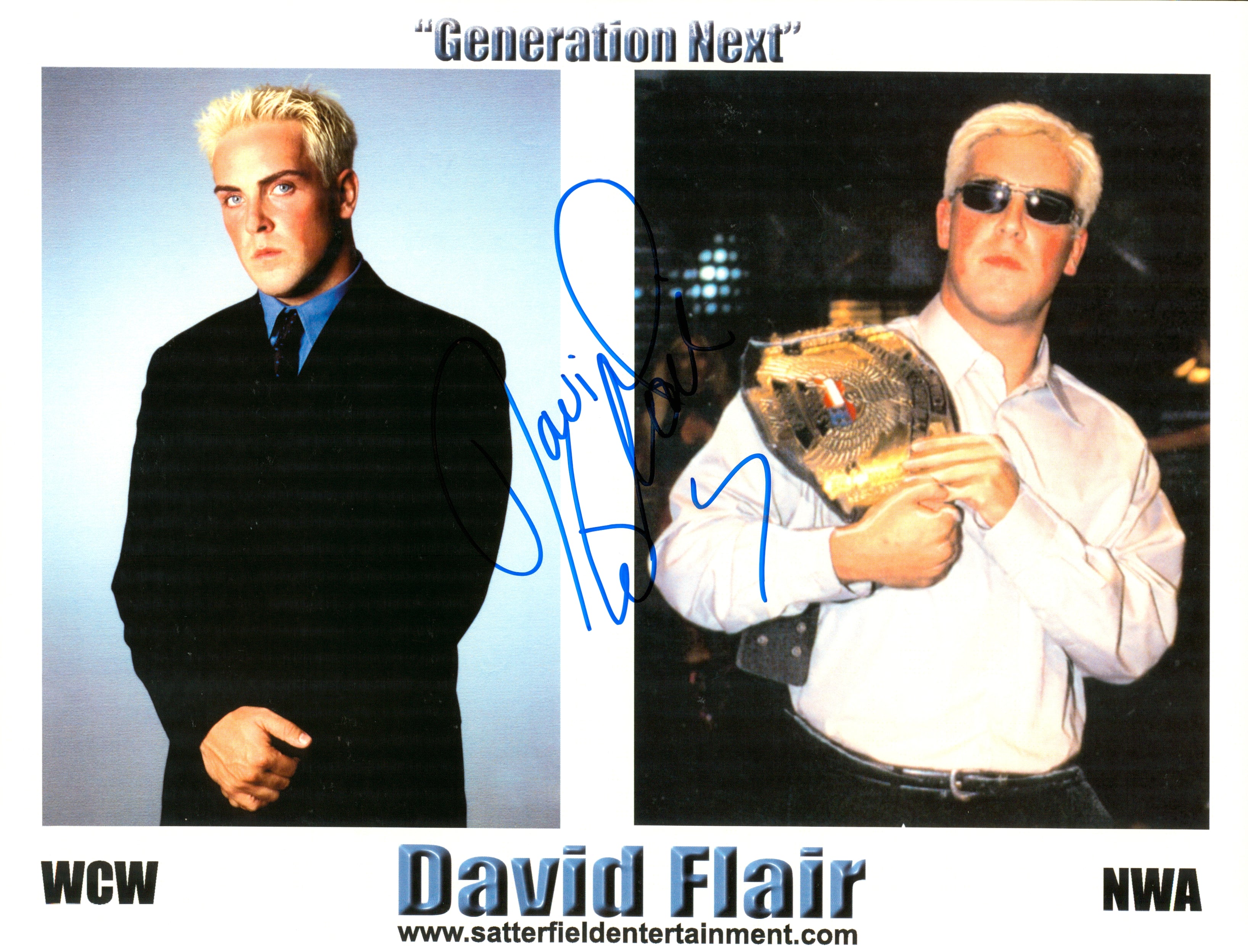 David Flair signed 8x10 Photo – Signed By Superstars