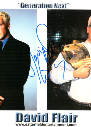 David Flair signed 8x10 Photo