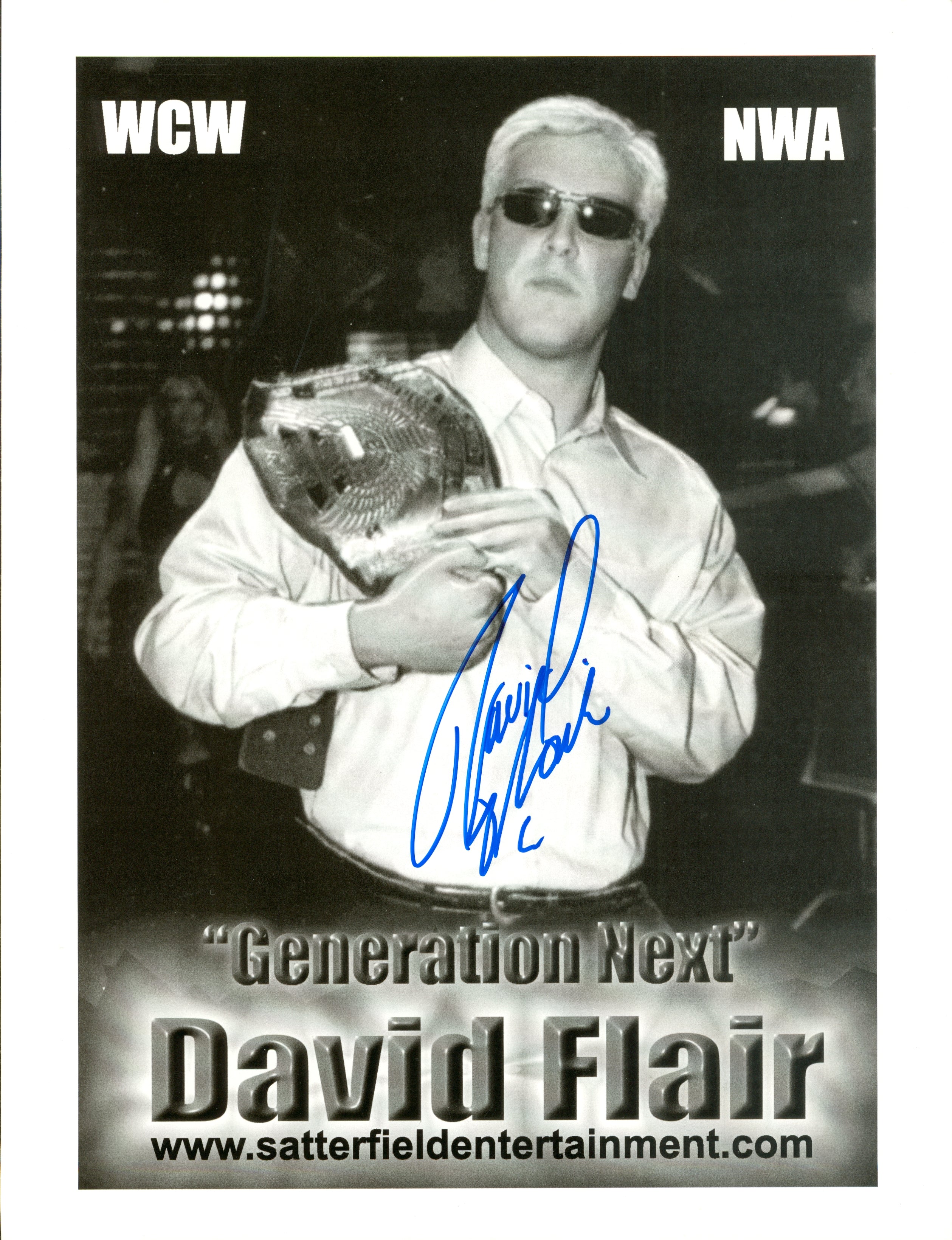 David Flair signed 8x10 Photo – Signed By Superstars